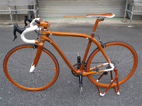 2 mahogany bikes by sueshiro sano