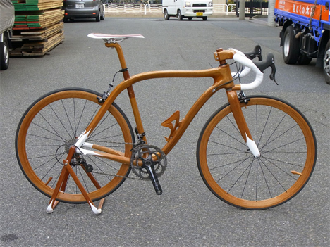 3 lightweight mahogany bikes