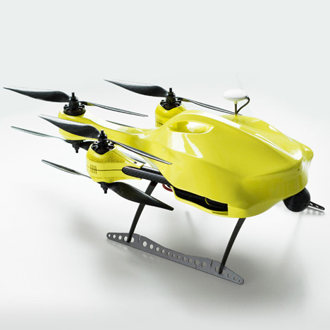 auto electric defibrillator drone