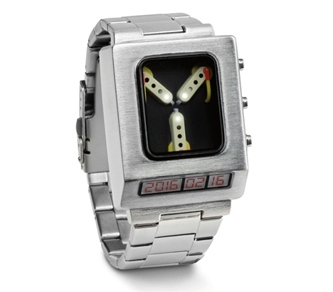 thinkgeek flux capacitor watch