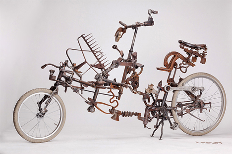 ipsum bike made of junk parts