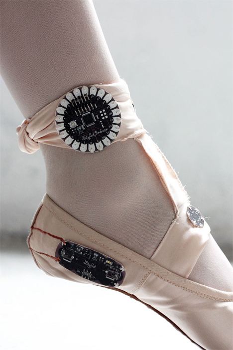 movement tracking ballet shoes