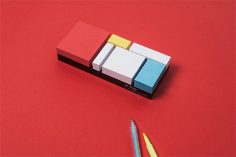 piet mondrian stationery