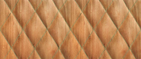 quilted wood material