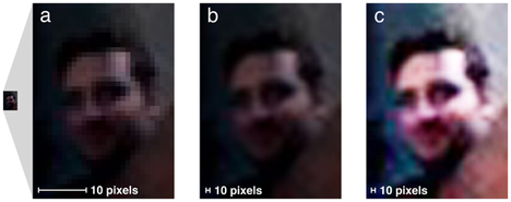 enhanced eye reflection photos