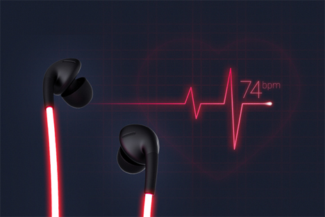 heart monitor headphones