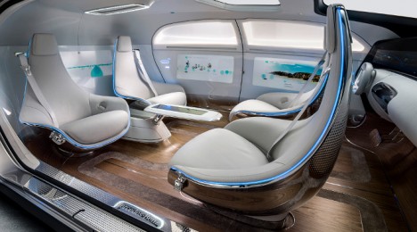 Mercedes' Self-Driving Car is a Luxury Office on Wheels | Gadgets, Science  & Technology