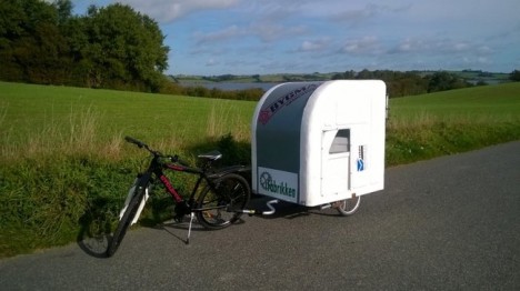 mobile bike camper picture