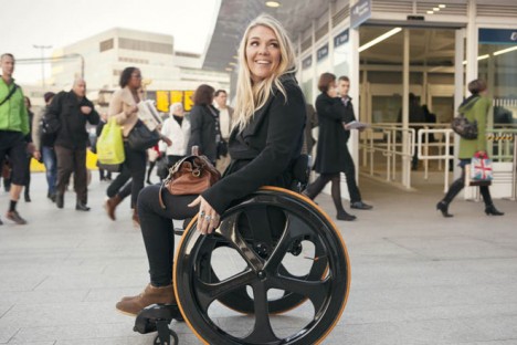 efficient lightweight carbon fiber wheelchair