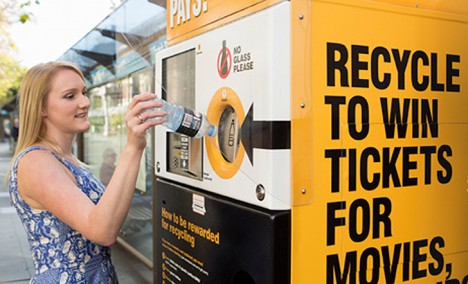 recycling machines reverse vending cash cans recycle australia deposit container rewards plastic bottles scheme sydney nsw gajitz containers waste gov