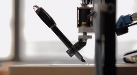 handwriting emulating robot