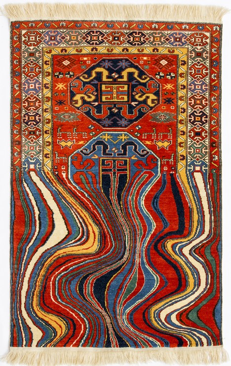 handmade oil like rug