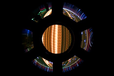 space station timelapse photo