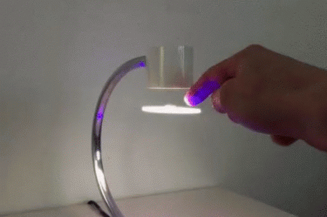 magnetic hovering desk lamp