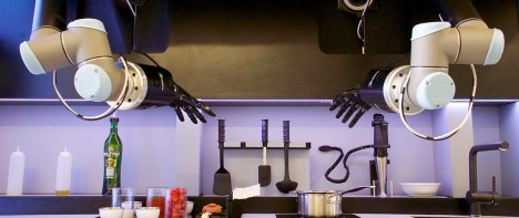 robotic cooking hands design