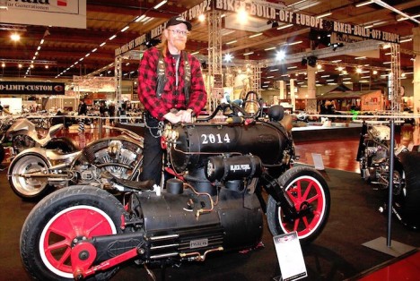 steampunk motorbike design