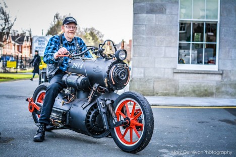 steam powered bike