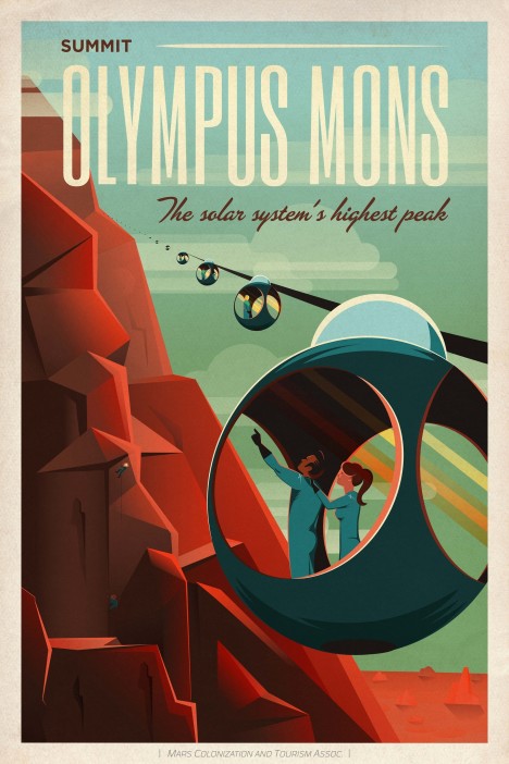 spacex travel posters