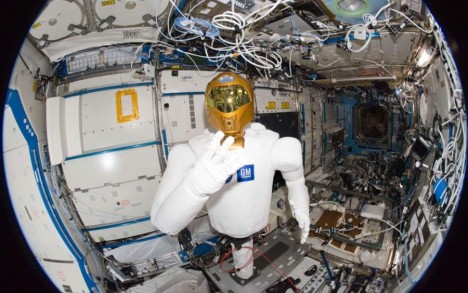 robonaut in space