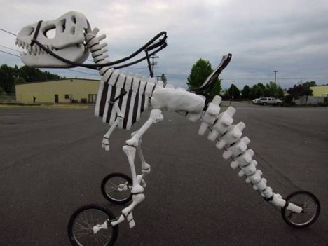 dinosaur skeleton trike