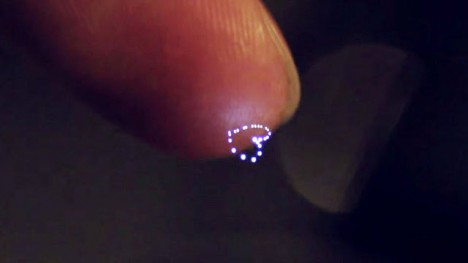 interactive touchable hologram