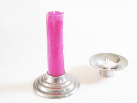 creative reusable candle base
