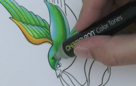 chameleon color tones blending marker