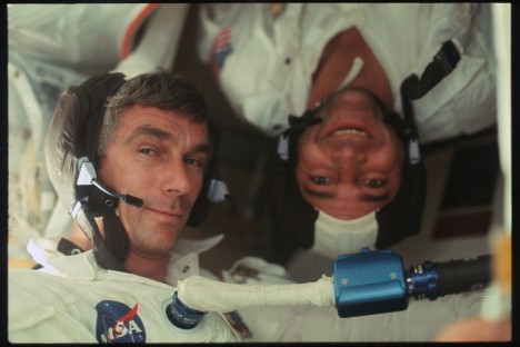 nasa candid astronauts