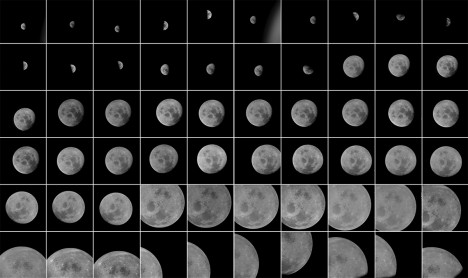 nasa moon shots