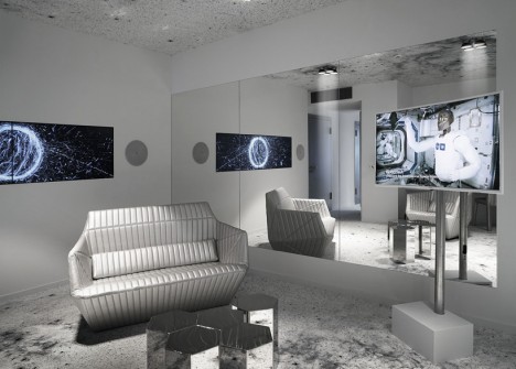 space hotel interior