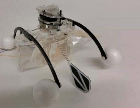 water skimming eco robot