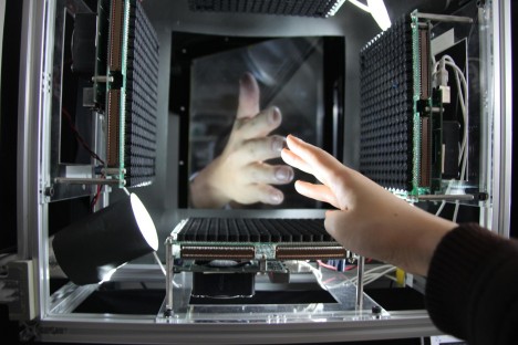 new haptic touch hologram
