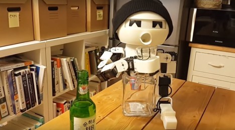 robot drinking buddy