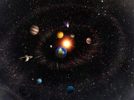 universe solar system galaxy