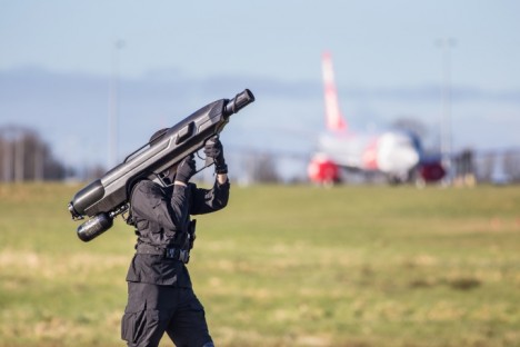 drone capturing cannon