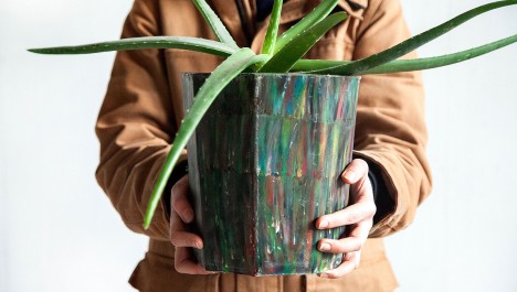 diy recycled planter