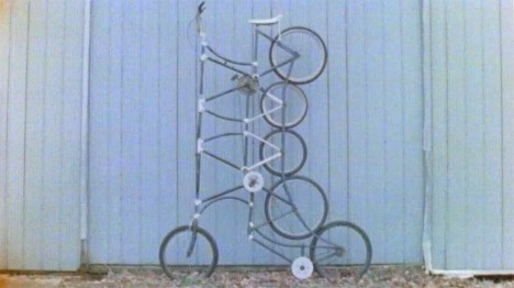 tall stacked weird bike